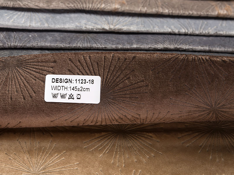 Fashionable Bronzing Velvet Stof til tøj, tilbehør og boligdekoration