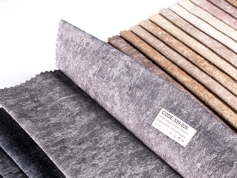 Luksuriøst trykt prægning af laminering fløjlsstof til polstring og boligindretning