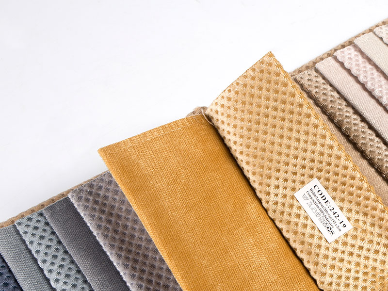 Luksuriøs Jacquard fleece stof til boligindretning