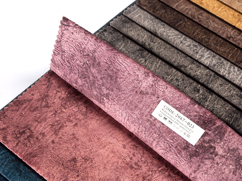 Blød og silkeagtigt præget prægning af laminering fløjl stof - forkæl dig med luksus