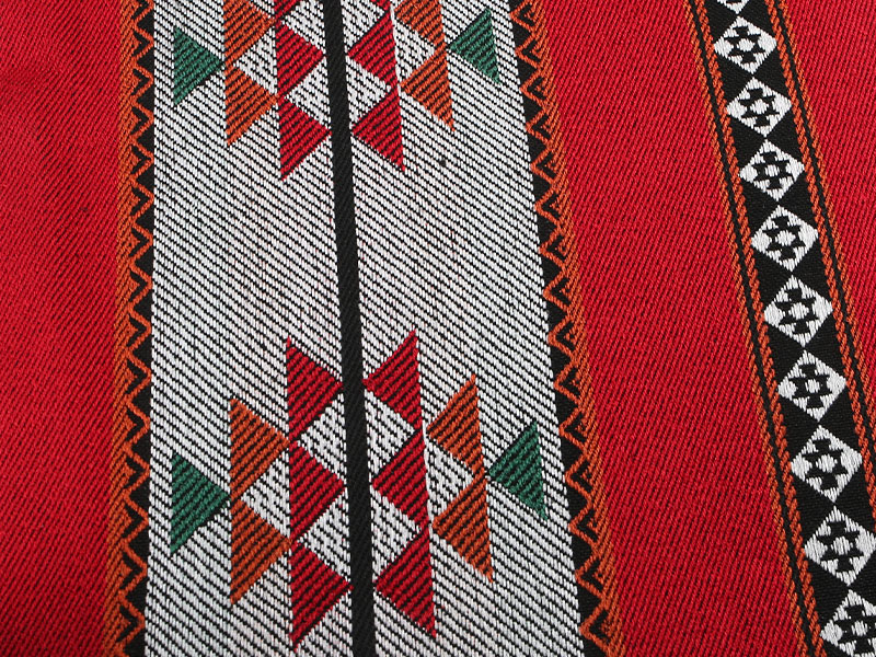 Åndbar strikket farve vævet stripet telt stof