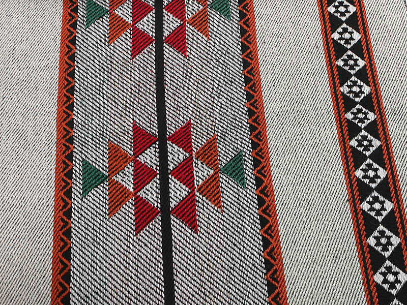 Åndbar strikket farve vævet stripet telt stof