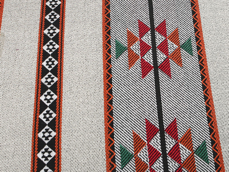 Åndbar strikket farve vævet stripet telt stof