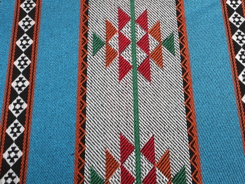 Åndbar strikket farve vævet stripet telt stof