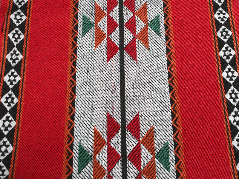 Åndbar strikket farve vævet stripet telt stof