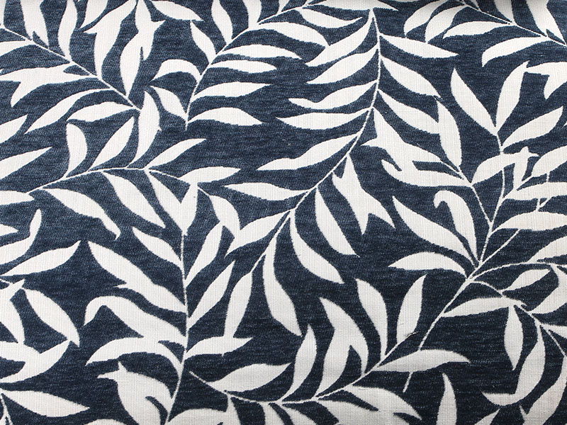 Blomstermønster Jacquard Chenille Curtain Sofa polstring stof MDN975
