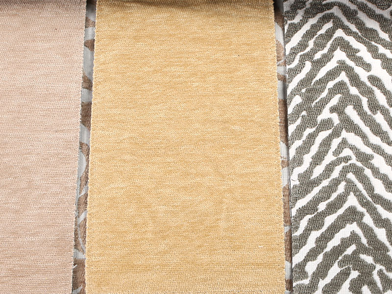 Blomstermønster Jacquard Chenille Curtain Sofa polstring stof MDN975