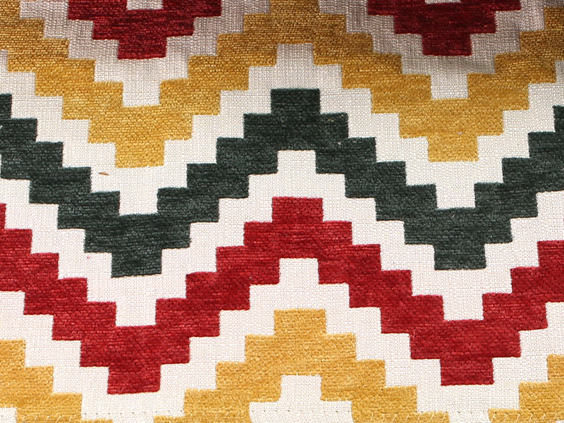 Blomstermønster Jacquard Chenille Curtain Sofa polstring stof MDN975