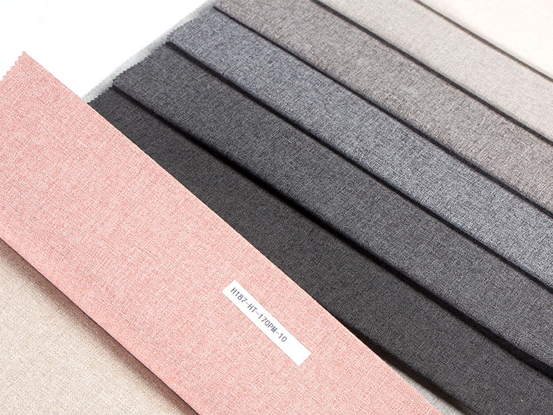 100% polyester blød kationisk garn efterligning linned stof mdn-m2022